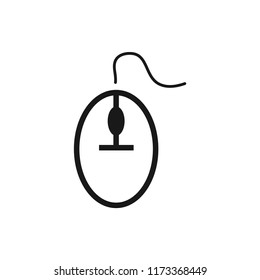 computer mouse vector icon 10 eps