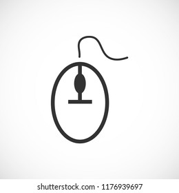 computer mouse vector icon 10 eps