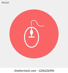 computer mouse vector icon 10 eps