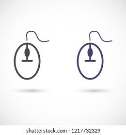 computer mouse vector icon 10 eps