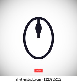 computer mouse vector icon 10 eps