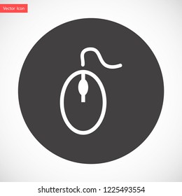 computer mouse vector icon 10 eps