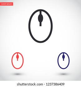 computer mouse vector icon 10 eps