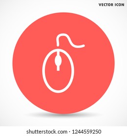 computer mouse vector icon 10 eps