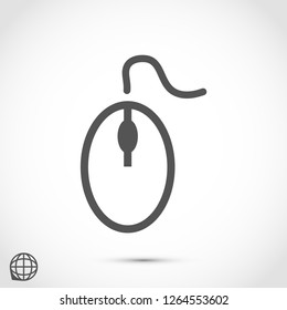 computer mouse vector icon 10 eps