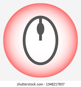 computer mouse vector icon 10 eps