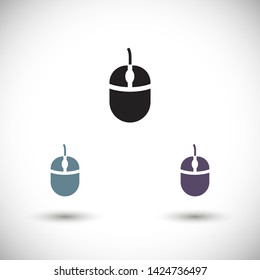 computer mouse vector icon 10 eps , Lorem ipsum Flat design