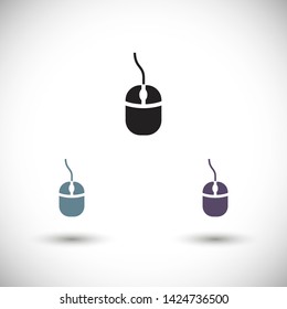 computer mouse vector icon 10 eps , Lorem ipsum Flat design