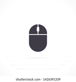 computer mouse vector icon 10 eps , Lorem ipsum Flat design