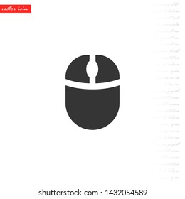 computer mouse vector icon 10 eps , Lorem ipsum Flat design