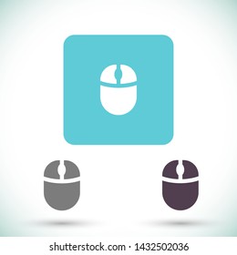 computer mouse vector icon 10 eps , Lorem ipsum Flat design