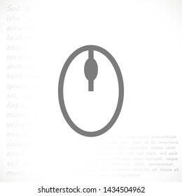 computer mouse vector icon 10 eps , Lorem ipsum Flat design