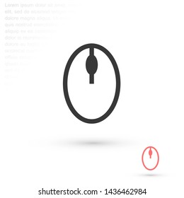 computer mouse vector icon 10 eps , Lorem ipsum Flat design
