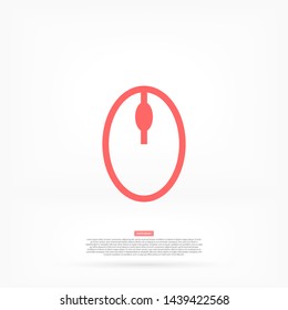 computer mouse vector icon 10 eps , Lorem ipsum Flat design