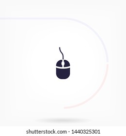 computer mouse vector icon 10 eps , Lorem ipsum Flat design