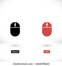 computer mouse vector icon 10 eps , Lorem ipsum Flat design