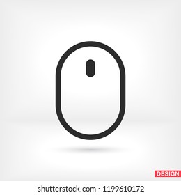 Computer mouse Vector icon