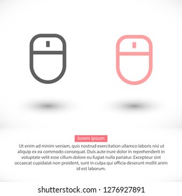 Computer mouse Vector icon