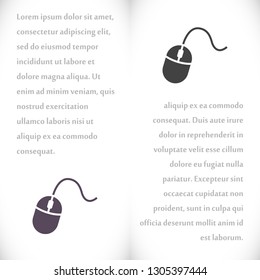 Computer mouse Vector icon