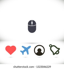 Computer mouse Vector icon