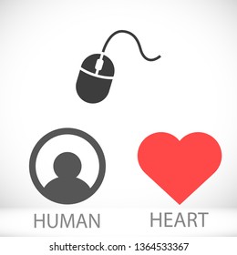 Computer mouse Vector icon