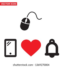 Computer mouse Vector icon
