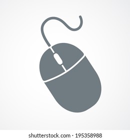 Computer mouse vector icon