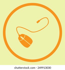 Computer mouse vector icon