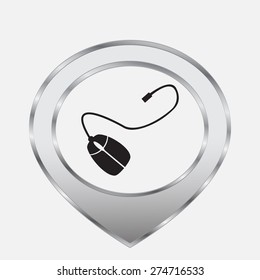 Computer mouse vector icon