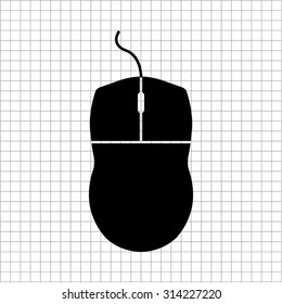 computer mouse  - vector icon