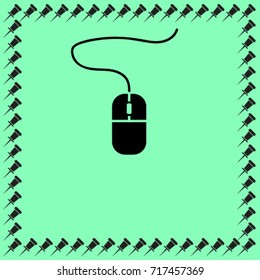 Computer mouse vector icon