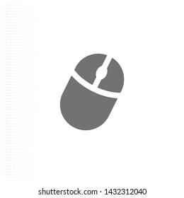 Computer mouse Vector icon . Lorem Ipsum Illustration design