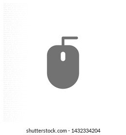 Computer mouse Vector icon . Lorem Ipsum Illustration design