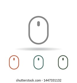 Computer mouse Vector icon . Lorem Ipsum Illustration design