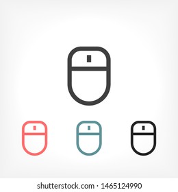 Computer mouse Vector icon . Lorem Ipsum Illustration design