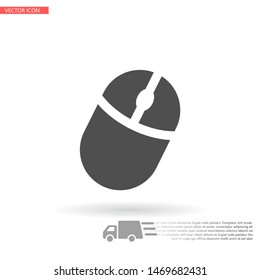 Computer mouse Vector icon . Lorem Ipsum Illustration design
