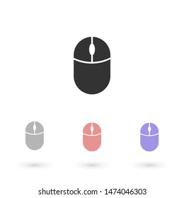 Computer mouse Vector icon . Lorem Ipsum Illustration design