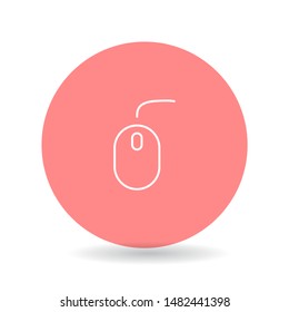 Computer mouse Vector icon . Lorem Ipsum Illustration design