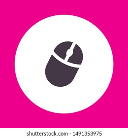 Computer mouse Vector icon . Lorem Ipsum Illustration design