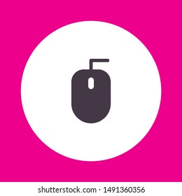 Computer mouse Vector icon . Lorem Ipsum Illustration design
