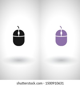 Computer mouse Vector icon . Lorem Ipsum Illustration design