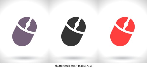 Computer mouse Vector icon . Lorem Ipsum Illustration design