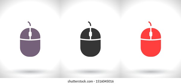 Computer mouse Vector icon . Lorem Ipsum Illustration design