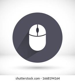 Computer mouse Vector icon . Lorem Ipsum Illustration design