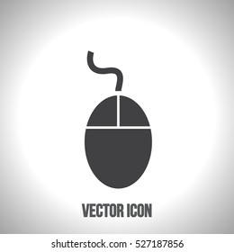 Computer mouse vector icon, tool sign