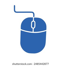 computer mouse vector and illustration icon