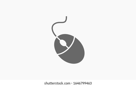 Computer mouse vector illustration. Web design icon