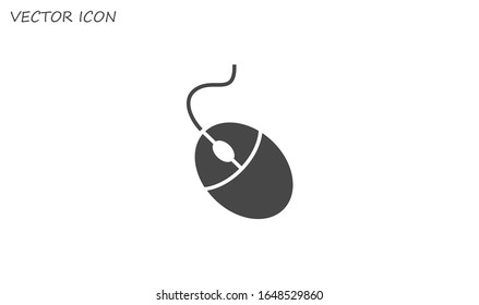 Computer mouse vector illustration. Web design icon
