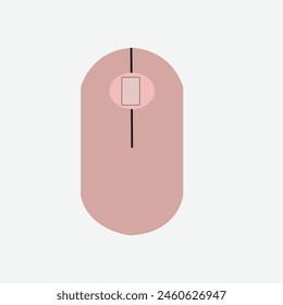 Computer mouse vector illustrator on white background