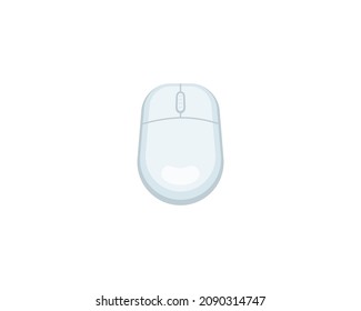 Computer mouse vector isolated icon. Emoji illustration. Computer mouse vector emoticon